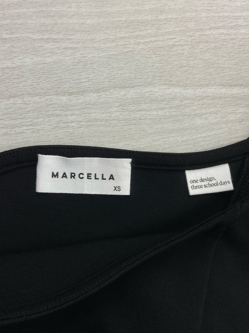 Marcella NYC Sylvan Top European Ponte Asymmetric Neckline Top Size XS - Picture 11 of 12